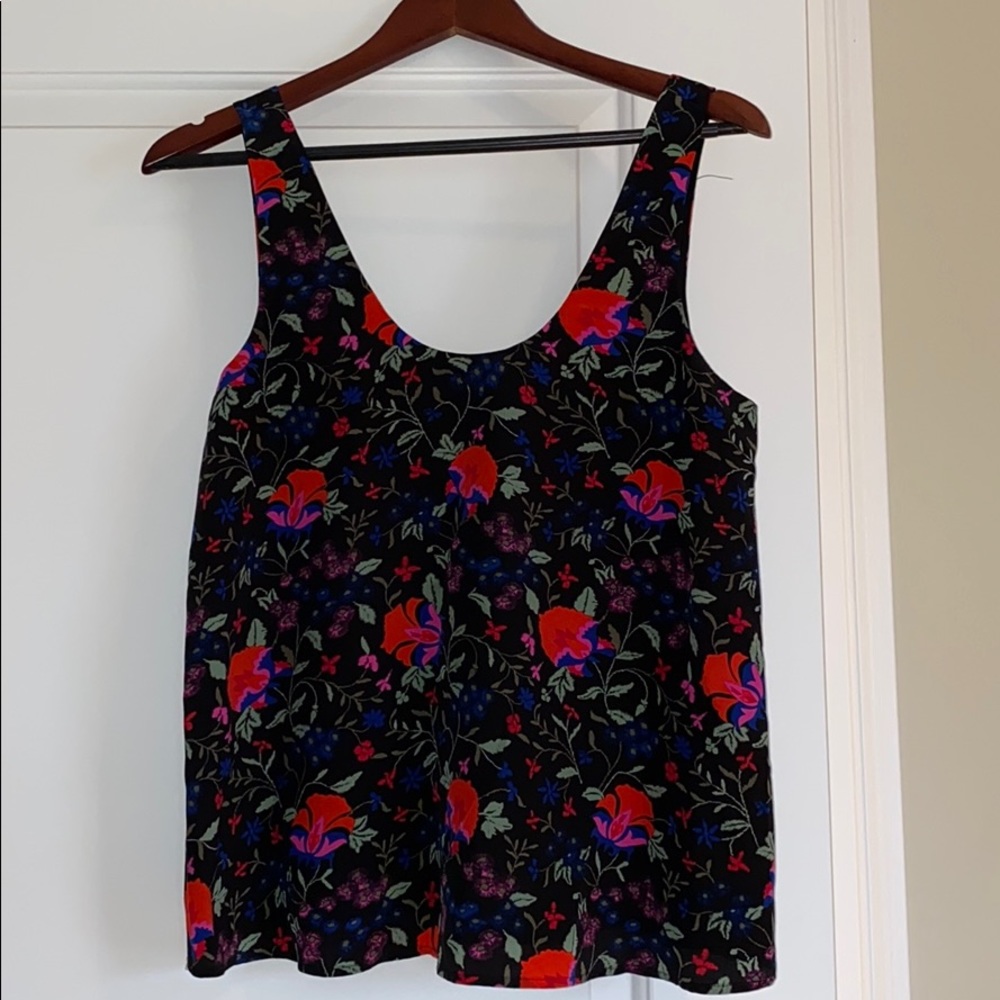 Joie floral silk tank
